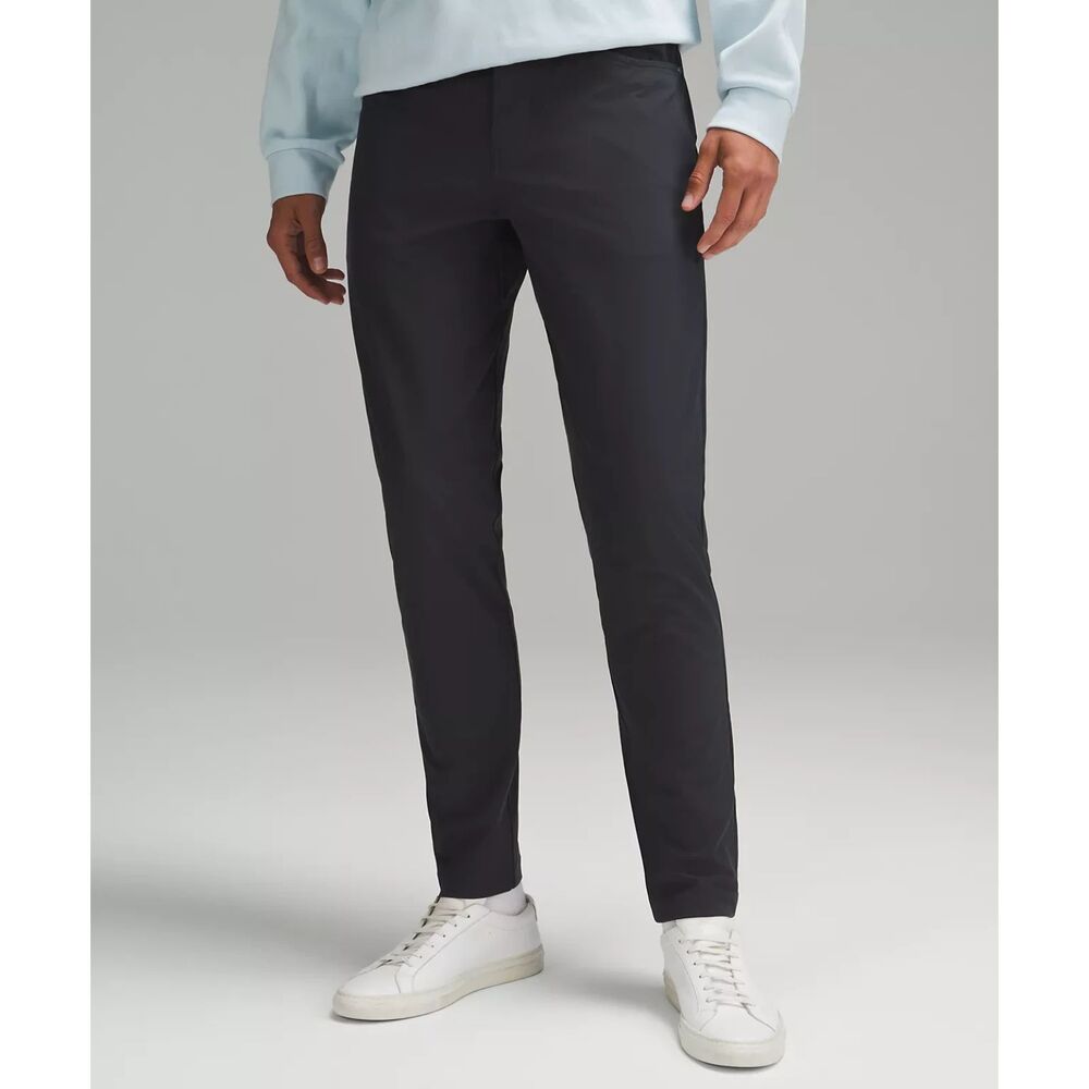 Lululemon ABC 5 Pocket Pant Men's Size 34 Obsidian Slim Casual Travel Fit